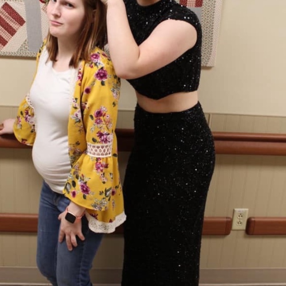 Mac Duggal prom gown